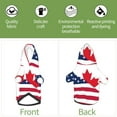 thumbnail image 6 of Gaeub USA Canada Flag Print Small Pets Wear Hoodies,Dog Pullover,Cat Apparel,Fashion Pet Clothing,for Small Medium Dogs and Cats-X-Small, 6 of 7