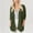 Army Green, variant on Mnyycxen Women's Open Front Cardigan Sweater 3/4 Sleeve Cable Knitted Coats Solid Color Casual Loungewear with Pockets