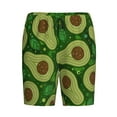 thumbnail image 4 of Wukai Big Colorful Avocados Men’s Short Pajama Pants With Pockets Soft Sleep Pj Shorts for Men-XX-Large, 4 of 6