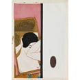 thumbnail image 2 of Onchi Kōshirō 18x24 Gold Ornate Framed and Double Matted Museum Art Print Titled - Mirror (C.1930), 2 of 4