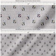 thumbnail image 2 of Soimoi Gray Cotton Poplin Fabric Bottle & Panda Dots Print Fabric by the Yard 56 Inch Wide, 2 of 7