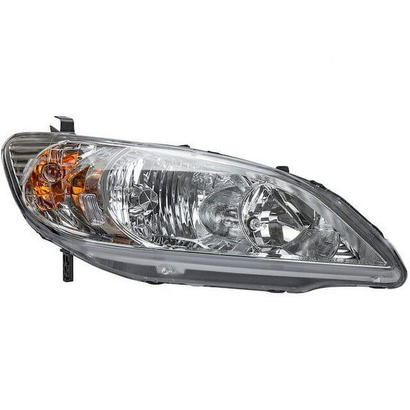 Right Headlight Assembly - Compatible with 2004 - 2005 Honda Civic