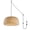 Brown, variant on JONATHAN Y Mateo 18" 1-Light Farmhouse Coastal Bamboo 180" Cord Plug-In or Hardwired LED Pendant, Brown