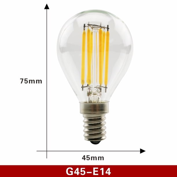 2 uds E27 E14 Retro Edison bombilla de filamento LED AC220V bombilla de luz C35 G45 A60 ST64 G80 G95 G125 bombilla de vidrio vela Vintage Tan Jianjun unisex