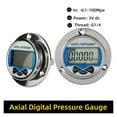 thumbnail image 4 of 0-1000bar Hydraulic Vacuum Digital Pressure Gauge, Axial G 1/4 Male Connector Oil Gas Water Pressure Gauge 4'' Manometer ,Stable Control, 4 of 6