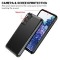 thumbnail image 4 of Dteck Case for Samsung Galaxy S22,Shockproof Wallet Card Slot Holder Pocket Slide Slim Fit Dual Layer Soft TPU Hard PC Hybrid Protective Back Cover for Galaxy S22 5G, Black, 4 of 6
