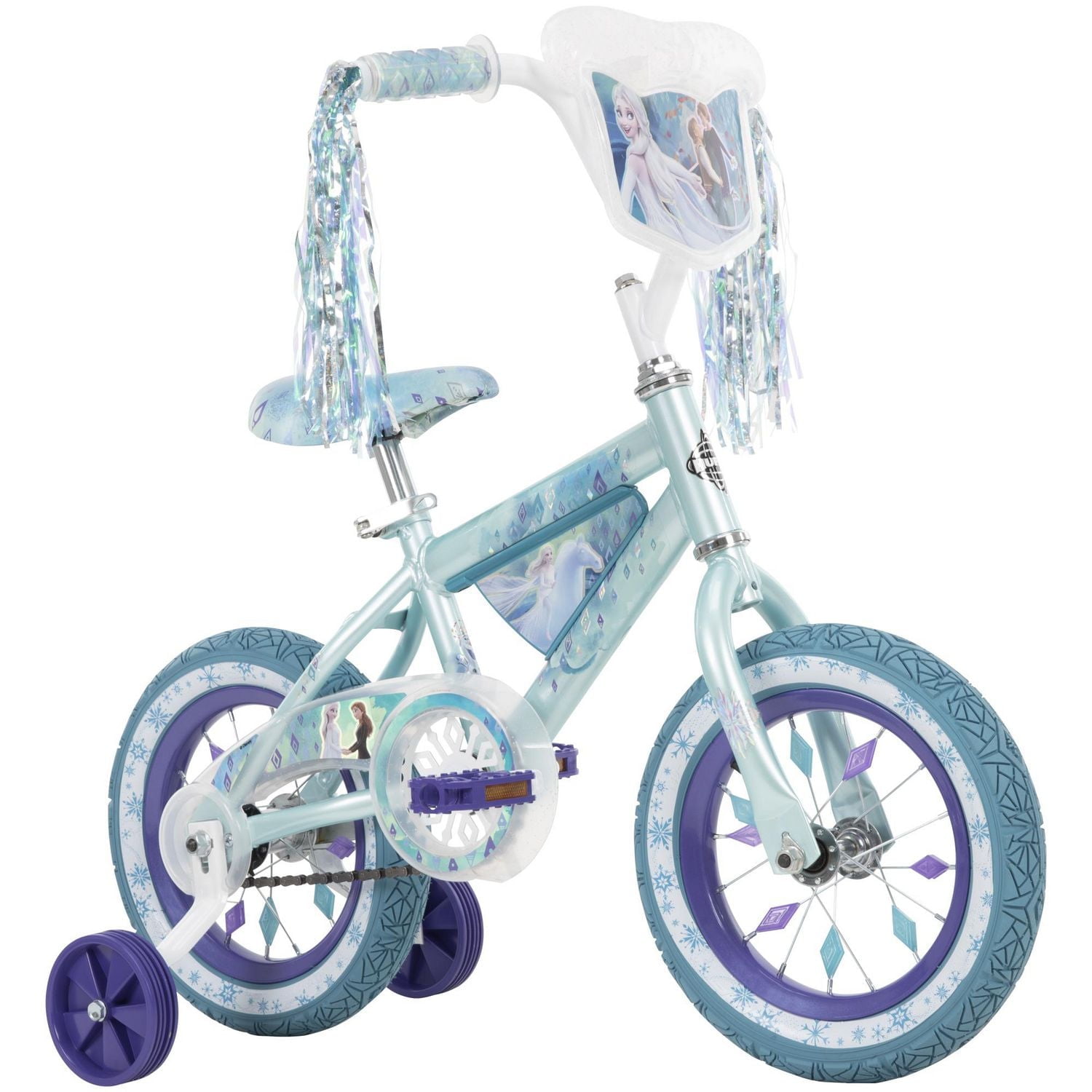 Disney Frozen 12in Girls' Bike, Blue, by Huffy