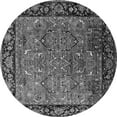 thumbnail image 1 of Ahgly Company Indoor Round Oriental Gray Industrial Area Rugs, 5' Round, 1 of 4