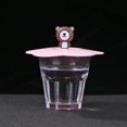 thumbnail image 2 of Mini Gorra Tapa de silicona Torx resistente al calor a prueba de fugas tapa de dibujos animados (oso rosa), 2 of 4