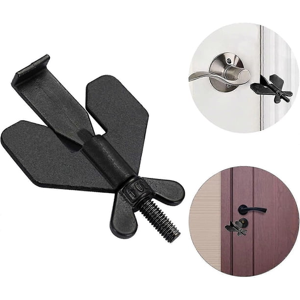 Portable Door Lock, Stainless Steel Door Lock Security Device Door Locker From Inside Locks Privacy Door Locker
