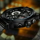 thumbnail image 3 of NAVIFORCE Reloj de pulsera resistente al agua con calendario y correa de malla para hombre (negro), 3 of 4