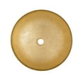 thumbnail image 4 of Fine Fixtures  Modern glass Vessel Round 16 X 16 Gold Gold Finish, 4 of 6