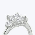 thumbnail image 5 of Moissanite Ring 2.40 Cts Princess and Round Cut , VVS1 Brilliant Cut Ring, Anniversary Gift, Women's Ringï¼ŒEngagement Ring Gift Promise Ring, 5 of 5