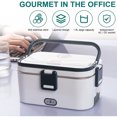 thumbnail image 3 of Dual Use Electric Leakproof Heating Lunch Box Insulated Rice Container Diet Lunch Box Portable Food Box Mini Rice Cookers, 3 of 4
