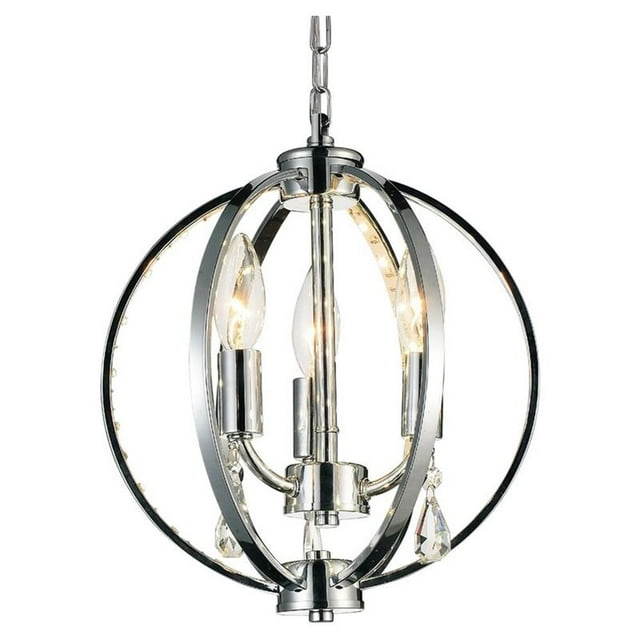 Mini Pendentif Lumineux avec Finition Chromée