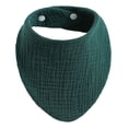 thumbnail image 5 of Zanarzt Baby Girl Bibs Muslin Baby Bibs Baby Bandana Drool Bib for Drooling and Teething Cotton Soft Absorbent for Girls Boys Dark Green, 5 of 9