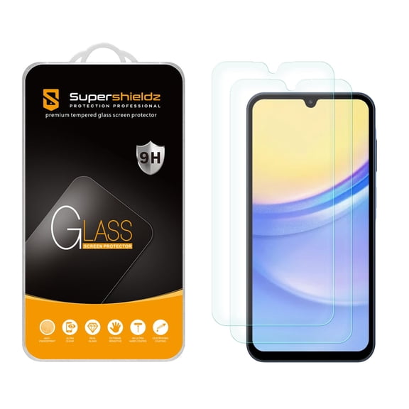 Protector de pantalla de cristal templado Supershieldz para Samsung Galaxy A15 5G