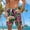 a_Green, variant on Men's Quick Dry Swim Trunks - Beach Vacation Essentials Board Shorts