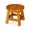 Natural, variant on Rubberwood Base - Queen Bee Carving - Serve as Mini Table in Patio - Have a Snack