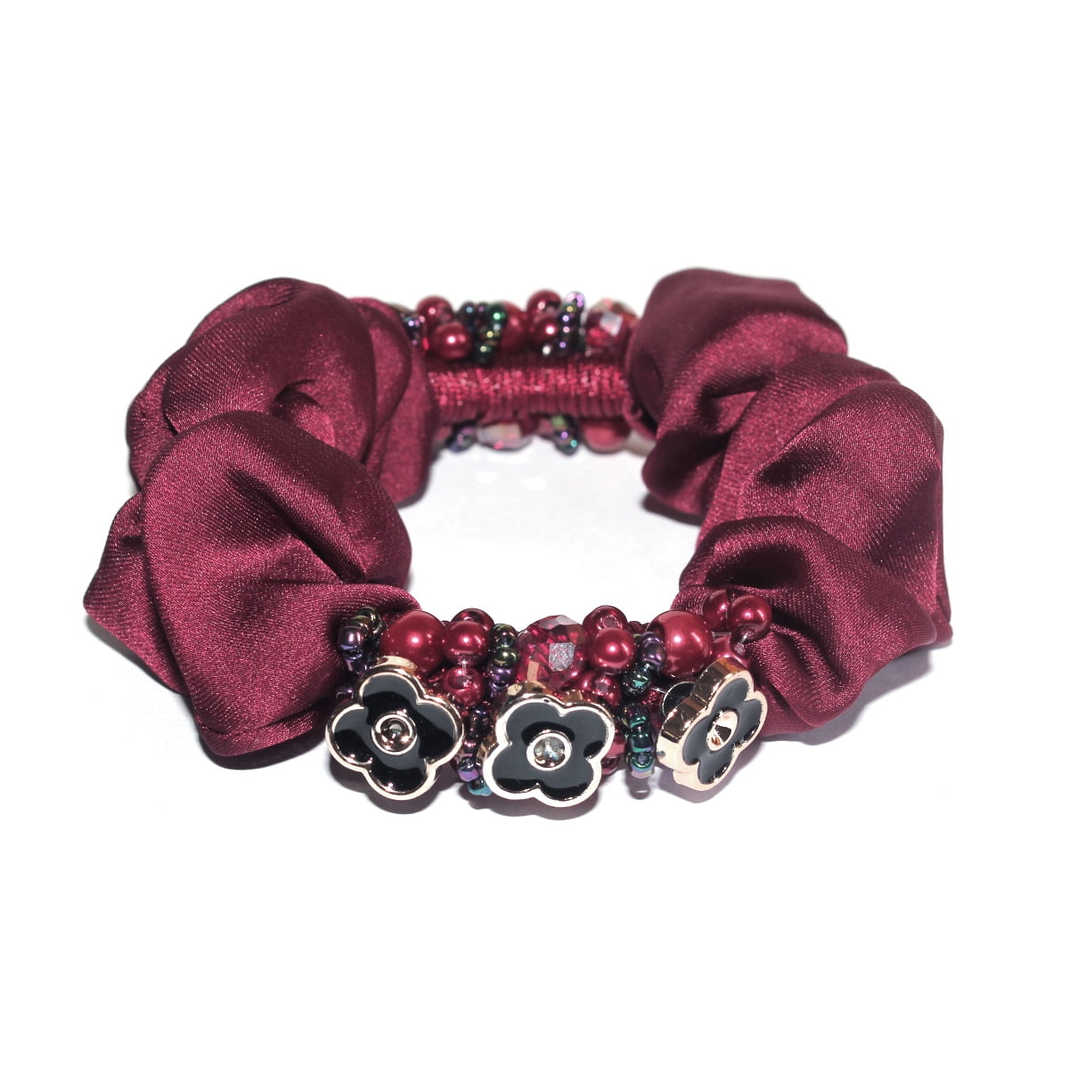 Elastic Rope No Dent Hair Ties Bands Ponytails Holders Scrunchie Hair