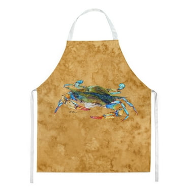 Carolines Treasures 8655APRON Crab Apron Large multicolor