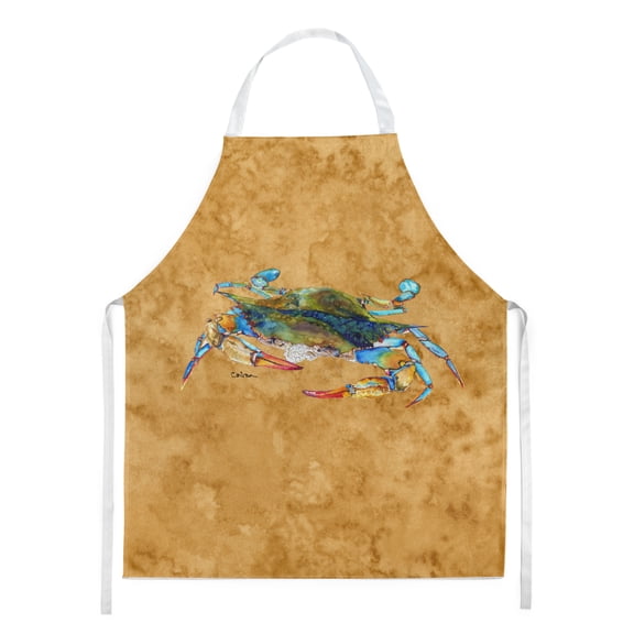 Carolines Treasures 8655APRON Crab Apron Large multicolor