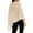 Khaki, variant on EYNMVR Women Oversized Knit Sweater Soft Elegant Casual Pullover Versatile Loose Fit Tunic Top For Fall Winter Comfort