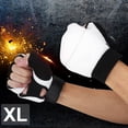 thumbnail image 3 of Guantes de boxeo con protector de mano de medio dedo para combate de taekwondo para adultos y niños (guante XL), 3 of 8