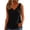 10# Black, variant on Women V Neck Tank Tops Summer Sleeveless Tunic Casual Basic Shirts True Classic Tees Cute Trendy Clothes Hot Pink 2XL