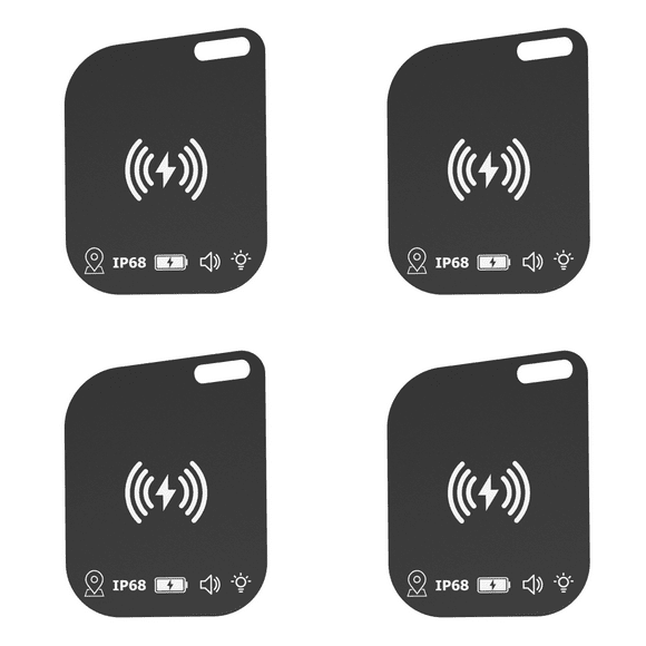 Peggybuy Wireless Charging Wallet Tracker Card Works for Apple Find My Ultra Thin Tracker