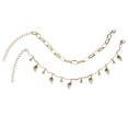 thumbnail image 1 of MasteelfCA 2Pcs All-match Ankle Chain Dainty Layered Ankle Chain Elegant Ankle Bracelets, 1 of 8