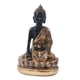 thumbnail image 1 of Estatua de Buda sentado, figura de meditación hecha de resina, escultura de Buda, decoración de mesa para estudio, fiestas, decoración de cumpleaños, 1 of 7