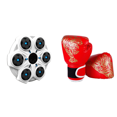 thumbnail image 1 of Máquina Boxeo Musical Con 6 Objetivos para Entrenamiento Respuesta () Blanco, 1 of 7
