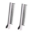 thumbnail image 4 of DOLITY 2Pcs Hairdressing Assistant Comb Hair Dye and s for Salon Highlights black white, 4 of 8