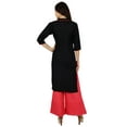 thumbnail image 5 of Bimba Women Kurta Kurti 3/4 Sleeve With Pockets Casual Tunic Indian Blouse, 5 of 8