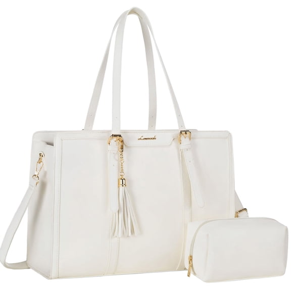 Bolsa para portátil LOVEVOOK de piel ligera de 15.6 pulgadas para mujer