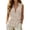 Beige, variant on TrendOFT Womens Linen Vests Loose V Neck Sleeveless Pocket Button Casual Lightweight Summer Tops Beige L