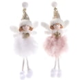 thumbnail image 1 of Adornos de ángel de plumas, decoraciones navideñas, regalos colgantes de árbol creativos de Navidad (ángel de plumas) Sailing  Electrónica, 1 of 4