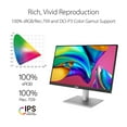 thumbnail image 2 of ASUS ProArt PA278CV Professional Monitor – 27", IPS, QHD (2560 x 1440), 100% sRGB, 100% Rec. 709, Color Accuracy ΔE < 2, Calman Verified, USB-C, DisplayPort Daisy-chaining, ProArt Preset, Ergo Stand, 2 of 6