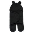 thumbnail image 1 of Saco para cochecito Hudson Baby Animal Sherpa, unisex, negro, 1 of 3