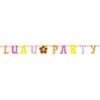 Aloha Birthday Luau Party Foam Letter Banner - Luau Birthday Party