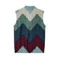 thumbnail image 5 of Dwelliawo Christmas Sweater Vest Men Formal Ribbed V Neck Sweaters Casual Sleeveless Xmas Knitted Vest Top Fashion Going Out Fall Winter Pullover Tops Royal Blue 5XL, 5 of 7