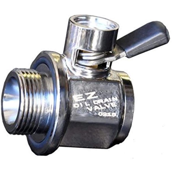 EZ (EZ- 204) Argent 3/4 Pouces-16 Valve de Vidange d'Huile Taille Filetage