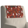 thumbnail image 7 of TSOVTHRID Headrest Covers for Recliners Waterproof Sofa Headrest Protector for Christmas Decor Chair Couch Stain Resistant Furniture Protector 17x27 in, Snowman Gift Tree Bell Stocking Print, 1 PCS, 7 of 7
