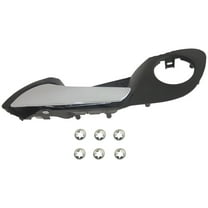 Dorman 88592 Front Driver Side Interior Door Handle for Specific Buick Models, Chrome Lever; Brown Housing