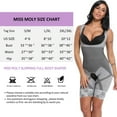 thumbnail image 2 of Full Body Shaper for Women Waist Cincher Tummy Slimming Seamless Shapewear Open Bust Bodysuit, 2 of 4