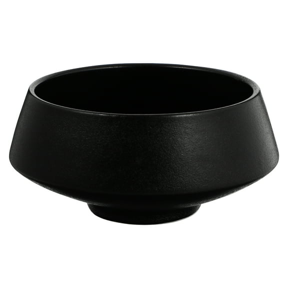 IDEANATEGRATE Ceramic Ramen Serving Bowl Black For Caterers Catering Hall Use 1Pcs 5Inch