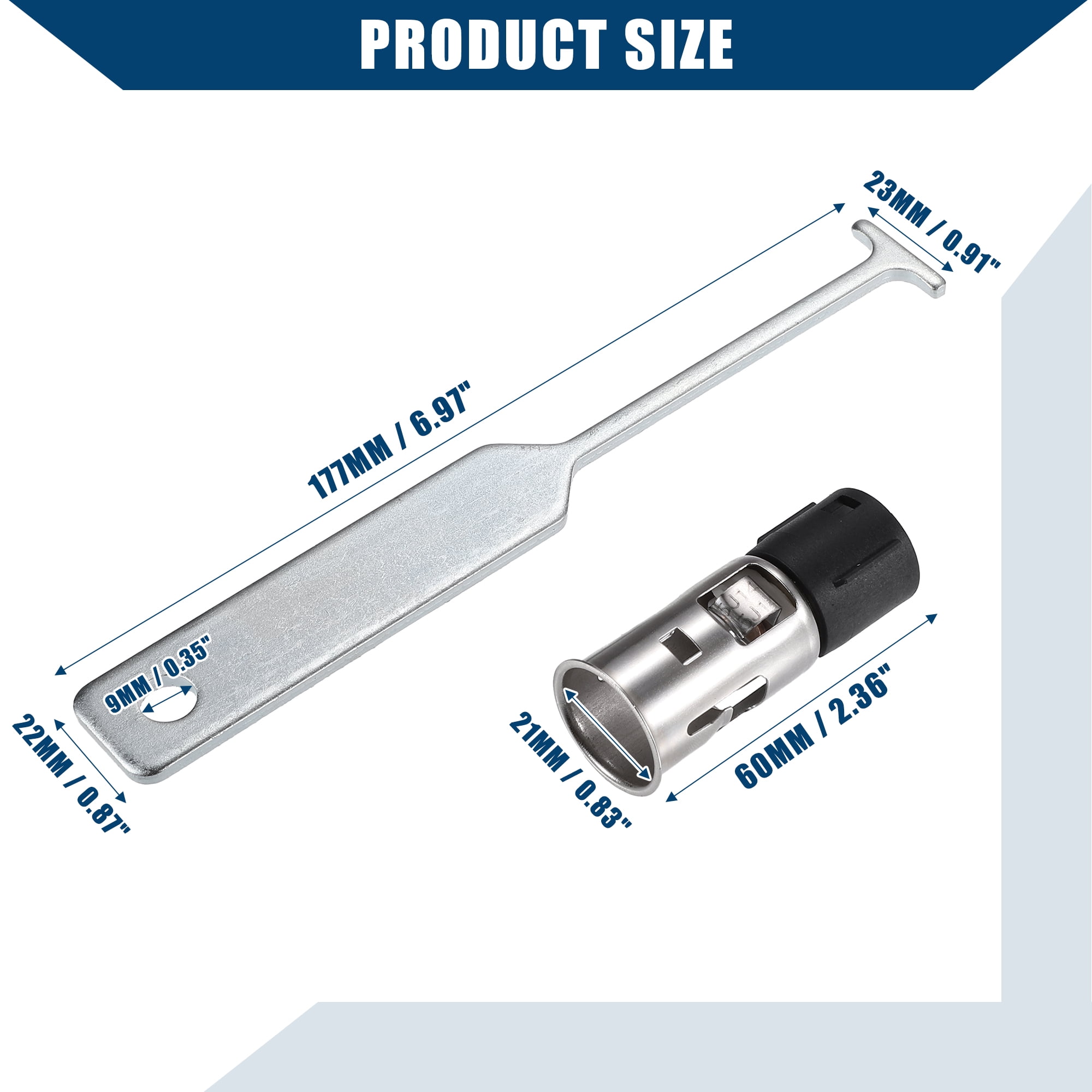 Unique Bargains No.25776667 Lighter Socket with Removal Tool