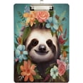 thumbnail image 2 of Cute Clipboard Stardard Letter Size for Women with Silver Clip,Translucent Clip Board,Office & School Supplies,(12" x 9",Cute Baby Sloth(10)) Gifts, 2 of 7