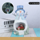 thumbnail image 2 of 1 pieza de adorno de Papá Noel de resina pintada para mesa, decoración navideña, 2 of 3